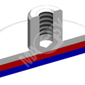 Állványos mágneses lencsék belső csavarral - modell